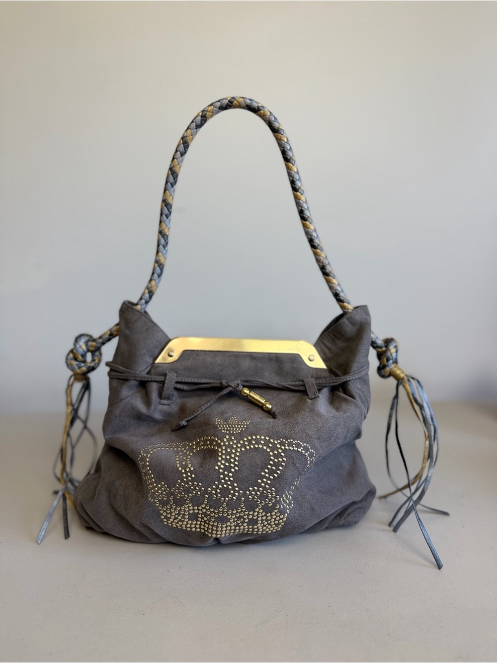 Rare 2007 adidas x Missy Elliott Respect M.E. Studded Crown Shoulder Bag